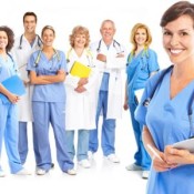 infermieri al lavoro
